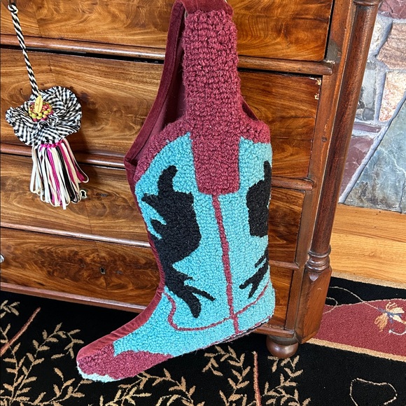 Destination Holiday Cowboy Boot Christmas Stocking - Shop  Chandler 4 Corners Cowgirl Boot Stocking